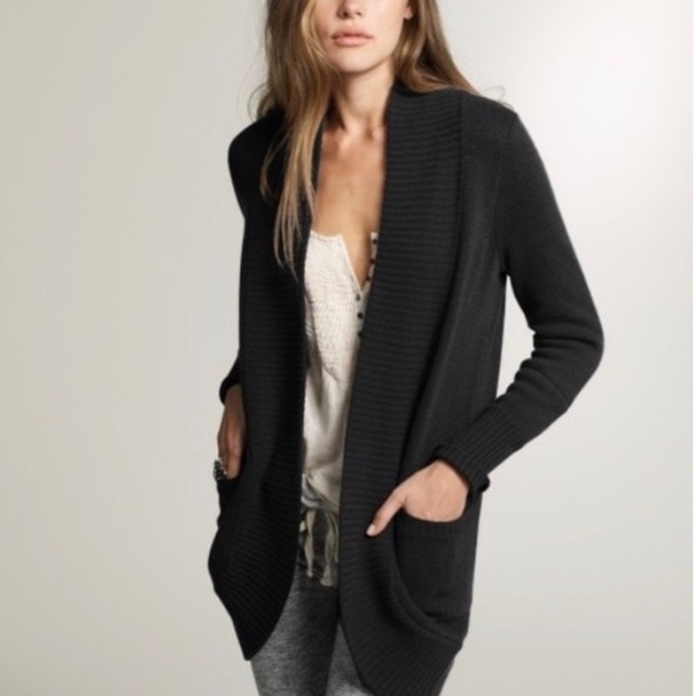 Jcrew black cardigan sweater